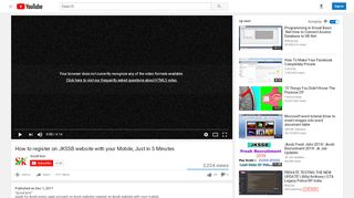 
                            5. How to register on JKSSB website with your Mobile, Just in ...
