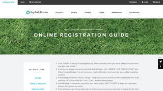 
                            3. How to Register Online at Asphalt Green | Asphalt Green