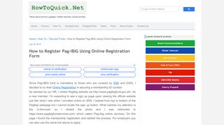 
                            7. How to Register Pag-IBIG Using Online Registration Form ...