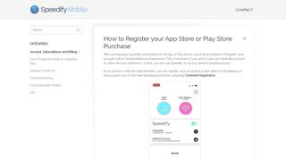 
                            4. How to Register your App Store or Play ... - Speedify Mobile