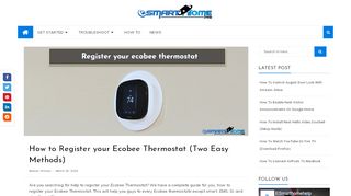 
                            6. How to Register your Ecobee Thermostat (Two Easy …