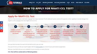 
                            4. How To Registration Of NAATI CCL Exam | Upcoming Exam Dates