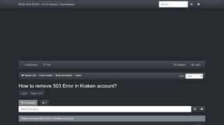 
                            6. How to remove 503 Error in Kraken account? - Build and Shoot