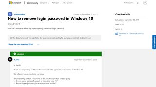 
                            11. How to remove login password in Windows 10 - Microsoft ...