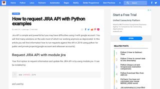 
                            11. How to request JIRA API with Python examples