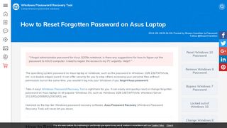 
                            1. How to Reset Forgotten Asus Laptop Password