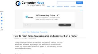 
                            9. How to reset forgotten username and password …