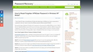 
                            6. How to Reset Forgotten XPMUser Password in …