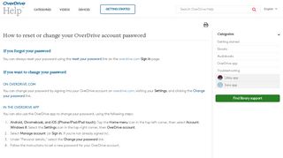 
                            4. How to reset or change your OverDrive account password