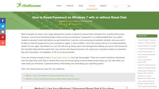 
                            5. How to Reset Windows 7 Password with or without Reset Disk