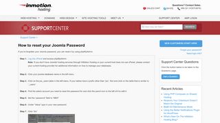 
                            4. How to reset your Joomla Password | InMotion Hosting ...