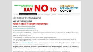 
                            3. How To Respond To The DBC Consultation : NO South ...