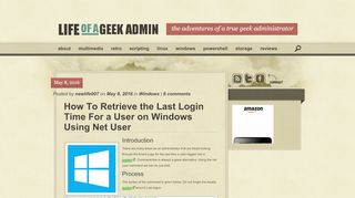 
                            4. How To Retrieve the Last Login Time For a User on Windows ...