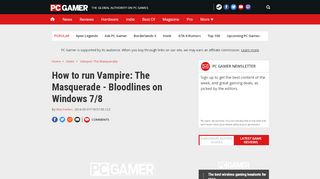 
                            9. How to run Vampire: The Masquerade - Bloodlines on Windows ...