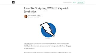 
                            5. How To: Scripting OWASP Zap with JavaScript - Omer Levi ...