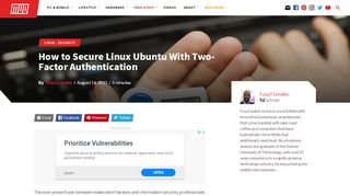 
                            2. How to Secure Linux Ubuntu With Two-Factor Authentication
