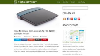 
                            7. How to Secure the Linksys EA2700 (N600) Wireless Router