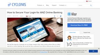 
                            7. How to Secure Your Login for ANZ Online Banking - Cyclonis