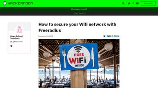 
                            4. How to secure your Wifi network with Freeradius - By - Hacker Noon