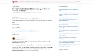 
                            9. How to see the booked ticket history on the new website of ...