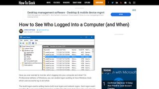 
                            2. How to See Who Logged Into a Computer (and When)