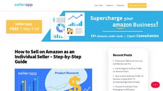 
                            6. How to Sell on Amazon as an Individual Seller - …