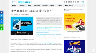 
                            6. How to sell on Lazada Malaysia? | ecInsider