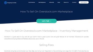 
                            7. How To Sell On Overstock Marketplace - Inventory Management
