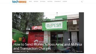 
                            3. How to Send Money Across Airtel and M-Pesa and Transaction ...