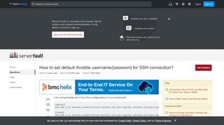 
                            4. How to set default Ansible username/password for SSH connection ...