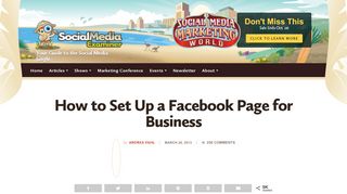 
                            7. How to Set Up a Facebook Page for Business : Social Media ...