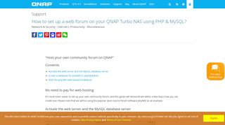 
                            7. How to set up a web forum on your QNAP Turbo NAS using ...
