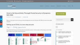 
                            7. How to Set Up an Entity Through Portal Security in Dynamics 365 CRM