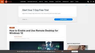 
                            10. How to Set Up and Use Remote Desktop for …