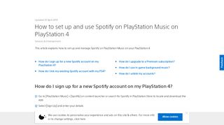 
                            4. How to set up and use Spotify on PlayStation Music on ...