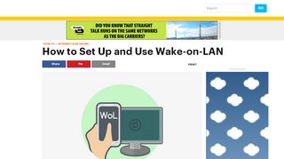
                            3. How to Set Up and Use Wake-on-LAN - Lifewire