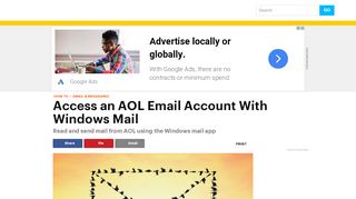 
                            9. How to Set up AOL Mail in Windows Mail - lifewire.com