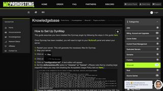 
                            6. How to Set Up DynMap - Knowledgebase - MCProHosting