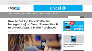 
                            2. How to Set Up Face ID (Facial Recognition) on Your iPhone, Use It to ...