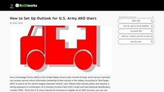 
                            9. How to Set Up Outlook for U.S. Army AKO Users | It Still Works