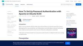 
                            5. How To Set Up Password Authentication with Apache ... - DigitalOcean