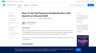 
                            1. How To Set Up Password Authentication with Apache on ...