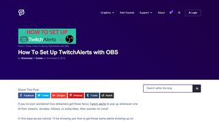 
                            7. How To Set Up TwitchAlerts To OBS - A Complete ...