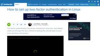 
                            7. How to set up two-factor authentication in Linux - TechRepublic