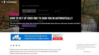 
                            8. How to set up Xbox One to sign you in …