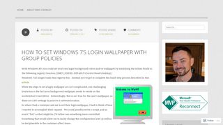 
                            6. How to Set Windows 7’s Login Wallpaper with Group Policies ...