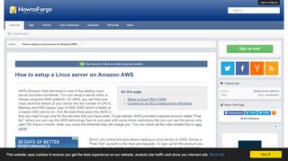 
                            8. How to setup a Linux server on Amazon AWS