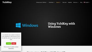 
                            2. How to setup a YubiKey with Windows 10 | YubiKey