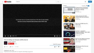 
                            6. How to Setup an Amazon (AWS) Server - YouTube