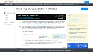 
                            6. How to setup Git-plus in Atom to work with Github …